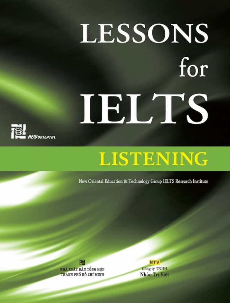 Download Lessons For IELTS Listening [PDF+Audio] Miễn Phí